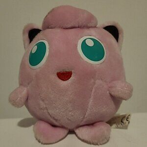 VTG Retro Jigglypuff Game Freak Plush 1999 Pokémon Plastic Vinyl Eyes